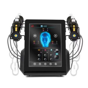 Draagbare elektrische magnetische gezichtsmicrostroom RF Ems Face Lifting Elektrische massage Beeldhouwen Afslanken Gezicht Ems gezichtsapparatuur met gratis verzending