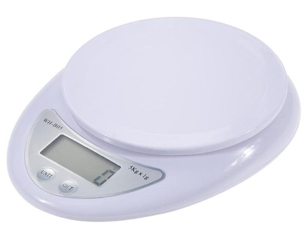 Équilibre électronique portable des ingrédients alimentaires de cuisine Échelle de haute précision outil de mesure du poids numérique avec boîte de vente au détail DHL7262216