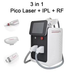 Portable Elight IPL RF ND YAG Laser 3 in 1 machine multifunctionele saffier IPL Opt Herenverwijdering