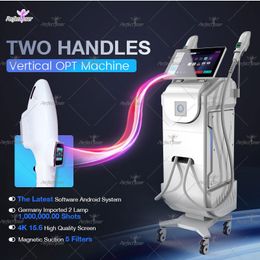 Portable Opt Opt IPL Machine d'élimination permanente Acné Retrait de thérapie vasculaire Dispositif de thérapie vasculaire Équiment de rajeunissement de la peau 430 nm 480 nm 530NM 560NM 640NM