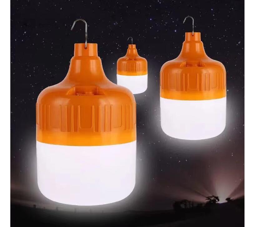 Przenośne światła awaryjne Haczyk Outdoor USB ładowane mobilne żarówki LED Fish Camping Patio Garan Lighting