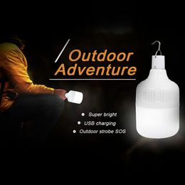 Lampes de secours portables lanterne LED lampe de tente Mobile avec crochet pour Camping pêche Patio porche éclairage de jardin