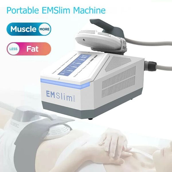 Portable Ems amincissant la machine Hiemt façonnant le dispositif à poignée unique Emslim Neo avec stimulateur de massage sculptant RF Muscle électrique Fat Burning Lose Weight Equipment