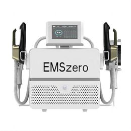 Machine de massage à rouleaux portable EMSzero 2 en 1 EMSlim Stimulateur musculaire de construction 4 poignées RF EMS Roller Body sculptant 13 Teslas Machine HIEMT de levage des fesses