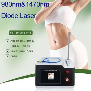 Liposuccion Laser Endolaser Portable 980nm 1470nm Diode Laser lipolyse graisse perte de poids corps minceur dispositif