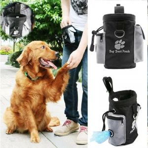 Alimentación portátil de mascotas al aire libre bolsas para perros portátiles bolsas de entrenamiento de perros portátil