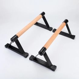Draagbare Fitness Push Up Stand H-vormige Houten Borst Pushups Board Apparatuur Thuis Bodybuilding Oefening Handstand Parallelle Staven 240127