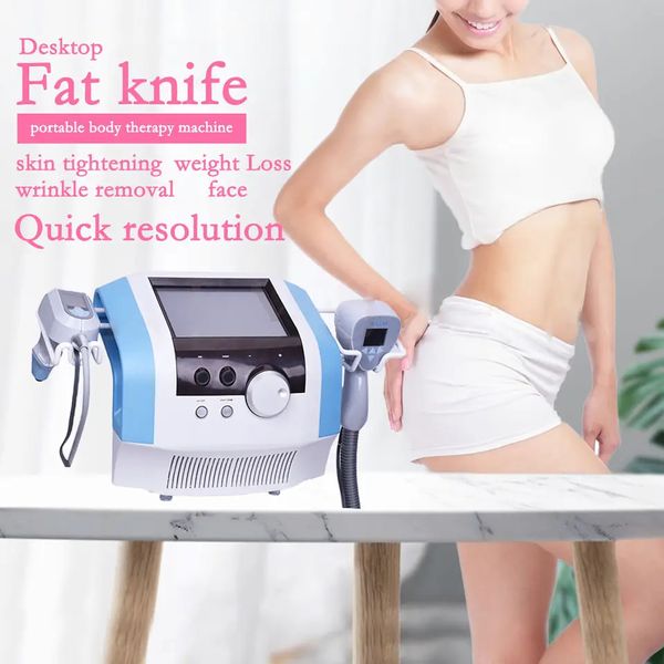 Machine amincissante portative à ultrasons RF focalisée pour le lifting du visage, façonnage du corps, réduction de la cellulite, élimination des rides, rajeunissement de la peau RF