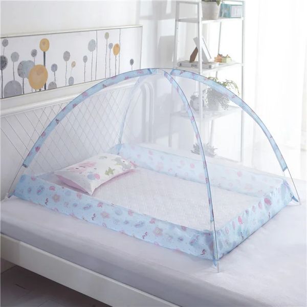 Lits de bébés pliables portables enfants jouent à tente mosquitera cama moustique pour enfants baby dome dôme installation