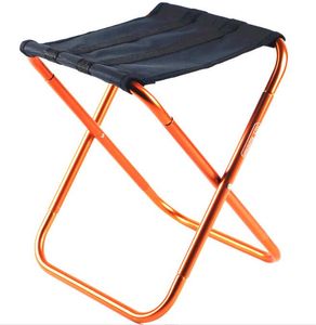 Draagbare gevouwen kruk Vissen Aluminium stoel Outdoor Camping Picknickstoelen Vouwkrukken Strandstoel Gemakkelijk te dragen Lichtgewicht zakstoelen