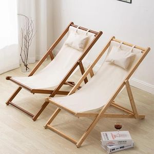 Chaise inclinable pliante portable pour le camping, les voyages et le bronzage – Chaise longue d'extérieur légère pour balcon, jardin et plage