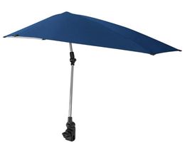 Pliant pliant Sunshade UV Sunproof Beach Chair Umbrella Summer Bicycle Pushchair Umbrella Universal Clamp Fishing Parasol3238152