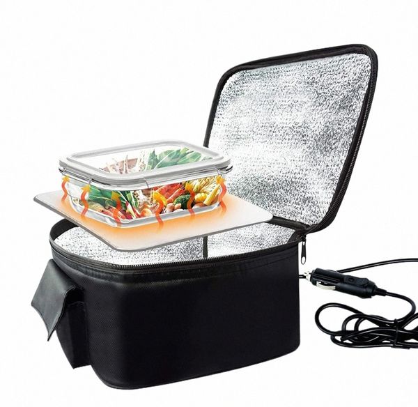 Sac alimentaire portable Wr, 12V Persal Car Déjeuner électrique Wr Cuisson des aliments Réchauffage Sac à lunch pour le travail Druck / Pique-nique / Cam y3wN #