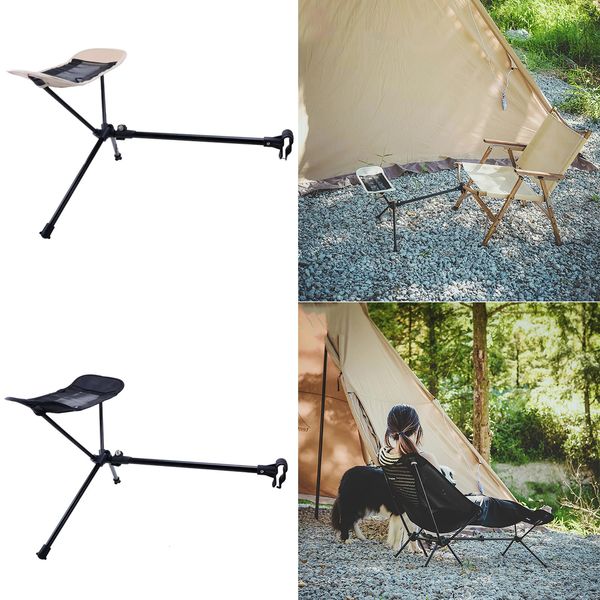 Tabouret de pied Portable en tissu Oxford 600D, chaises pliables, bancs pour barbecue en plein air, fournitures de Camping, 240112
