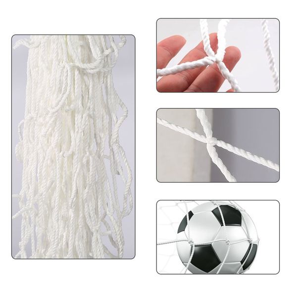 Portable Football Net 7 Taille de football Post accessoires de football net Tool d'entraînement sport en plein air 7.3x2.4m / 3,6x1,8m / 2.4x1,2 m