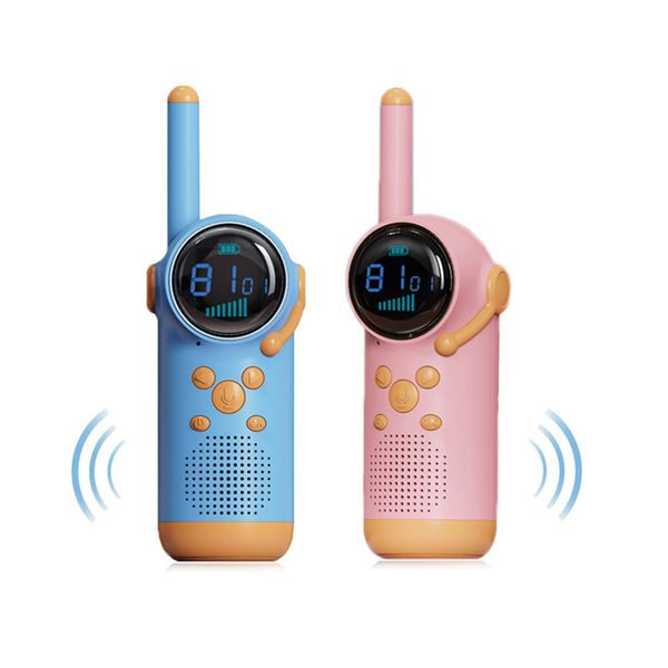 Walkie-talkie Portable pour enfants, émetteur-récepteur portatif, portée de 3KM, Radio, jouets pour enfants, cadeau de noël