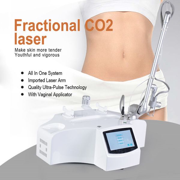 Machine laser CO2 fractionnée portable 7 bras articulaires articulaires professionnelle resurfaçage des cicatrices d'ance resserrement vaginal cuting 3 en 1