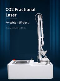 portable fractionné laser co2 RF tube alimentation élimination des rides de la peau coupe femmes vaginale serrer machine de salon de beauté avec bras articulatoire à 7 articulations