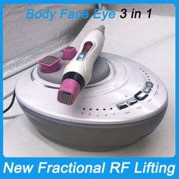 Machine RF fractionnée portable, radiofréquence, lifting du visage, raffermissement de la peau, retrait des rides, poches pour les yeux, rajeunissement du visage, corps amincissant, matrice de points rf