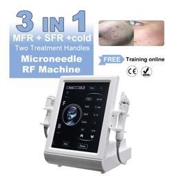 Máquina de microagujas Rf fraccional portátil para salón, equipo de microagujas antienvejecimiento, rejuvenecimiento de la piel, reafirmante Facial