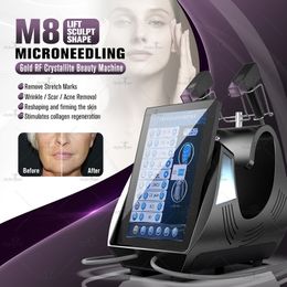 Máquina de micronesa fraccional portátil Máquina de microa para el tratamiento de arrugas de arrugas RF Rejuvenecimiento de la piel Equipo de extracción del equipo de extracción