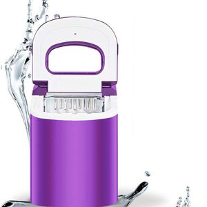 Machine à glaçons électrique portable entièrement automatique pour la maison mini machine à glaçons carrée 15kg / 24h peut également être utilisée dans un café / rafraîchissement au lait