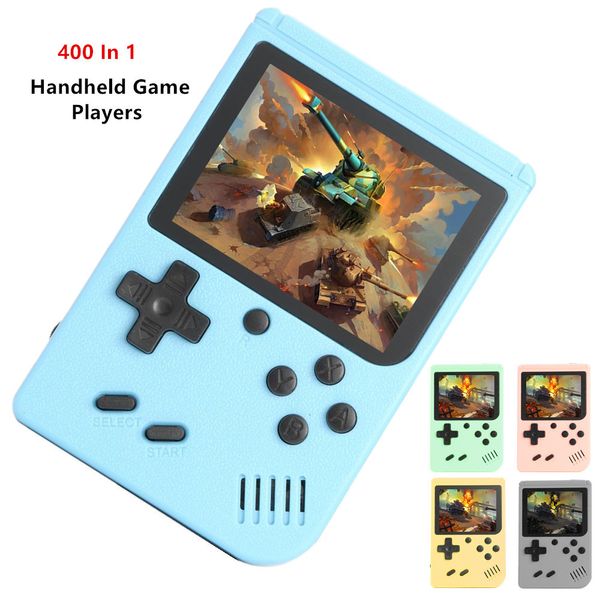 Joueurs de jeux portables 400 en 1 MINI Jeux Joueurs de jeux portables Console vidéo rétro portable Garçon 8 bits Écran LCD couleur 3,0 pouces GameBoy 230206