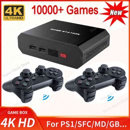 Portable Game Players 4K HD TV Box Video Game Console voor PS1/MAME Ingebouwde 10000 games 64 GB Mini Video Game Super Console T220916