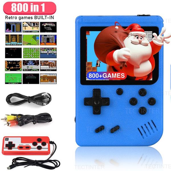 Joueurs de jeu portables 800 en 1 rétro Console de jeu vidéo lecteur de jeu Portable poche TV AV Out Mini lecteur de poche pour enfants cadeau