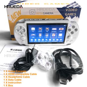 Reproductores de juegos portátiles Consola de videojuegos de 8 GB Cámara portátil de 4.3 pulgadas Pantalla de mano Handheld Game Player consolas de juegos de joystick duales 10000 juegos 230812