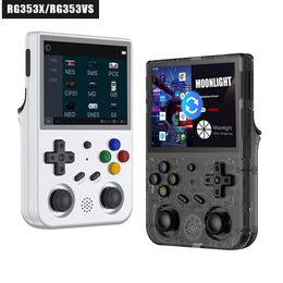 Draagbare Game Spelers ANBERNIC RG353V 3.5 INCH 640*480 Handheld Game Player Ingebouwde 20 Simulator Retro Game Bedrade Handvat Android Linux OS RG353VS 230726