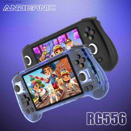 Juego portátil Juego anbernico RG556 Consola de juego de mano 5.48 pulgadas Pantalla AMOLED Android 13 Juego de juego 1080*1920 RESOLUCIÓN 8GB LPDDR4X 128G UFS2.2 Q240326