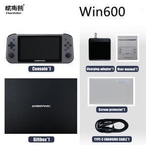 Portable Game Players Anbernic Win600 Handheld Console 5 94 inch PC Pocket Mini Laptop Win10 OS System 3050e 3020e Steam Deck 230816