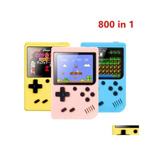 Joueurs de jeu portable Aron Games Handheld Console Retro Video Player peut stocker 800 en1 8 bits de 3,0 pouces Colorf LCD Cradle Drop livrer DHT0D