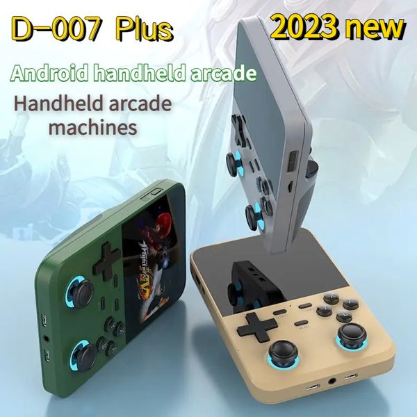 Joueurs de jeux portables D007 Plus Consoles de jeux vidéo 3,5 pouces Joueurs de jeux portables 10000 appareils rétro de jeu Console électronique portable 230824