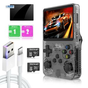 Joueurs de jeux portables R36S Rétro Console vidéo de poche Système Linux 35 pouces IPS Écran Lecteur de poche portable