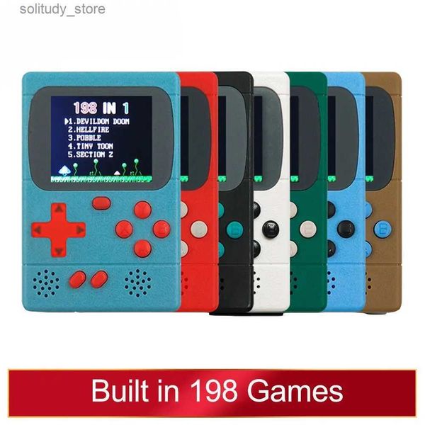 Joueurs de jeux portables Gaminja GC36 est livré avec une mini console de jeu vidéo portable de 198 jeux intégrée et une console de jeu portable à écran couleur TFT de 2,0 pouces Q240326