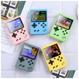 Joueurs de jeux portables Console vidéo de poche rétro 8 bits Mini 400 jeux 3 en 1 AV Pocket Gameboy Couleur LCD Drop Livraison Accessoires DH1IG