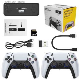 Joueurs de jeux portables HDMI haute définition U9 PRO Game Stick 2.4G sans fil 4K TV Box avec 12000 jeux intégrés adaptés à la console de jeu vidéo rétro 167 P 256G Q240326