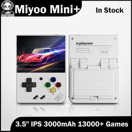 Reproductores de juegos portátiles Miyoo konsol Video mini Miyoomini Plus 3 5 "IPS OCA portabel Retro 128GB ARM Cortea A7 mendukung PS1 GBA GBC FC 230425