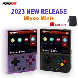 Reproductores de juegos portátiles MIYOO MINI Plus Consola de juegos retro portátil 3.5 OCA IPS HD Pantalla WIFI Consola de juegos portátil Sistema Linux de código abierto OnionOS 231018