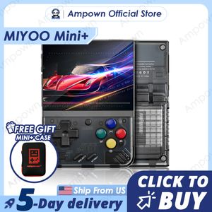 Lecteurs de jeux portables MIYOO Mini Plus Console de jeu portable rétro portable V2 Mini écran IPS Console de jeu vidéo classique Système Linux Cadeau pour enfants 230715