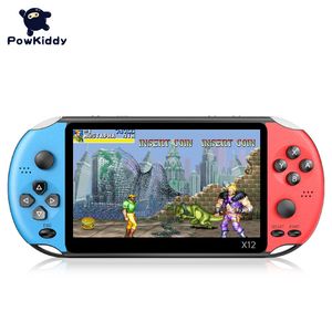 Joueurs de jeux portables Date 5,1 pouces X12 Console de jeu vidéo portable rétro 10000 jeux intégrés pour émulateurs GBA / SEGA / MAME / FC 9 T220916