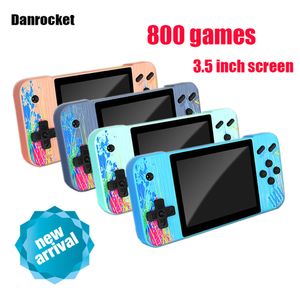 Portable Game Players Portable Video Game Console Handheld Game Player 800 Retro Classic Games AV -uitvoer 3.5 inch 8 bit Pocket Consola voor Kid Gift 230206
