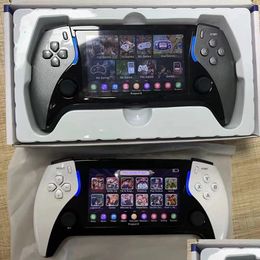 Joueurs de jeu portables Project X 4 3 pouces haute définition IPS Sn Console de poche prend en charge le combat à deux joueurs avec des contrôleurs cadeau V Dhpkg