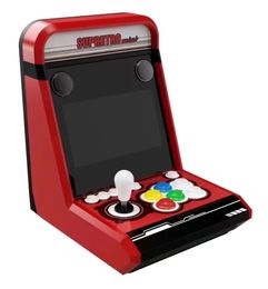 Draagbare gamespelers Raspberry Pi 4B 7 inch LCD-videoconsole inclusief 10.000 geïnstalleerde games Retropie Mini Arcade Machine 231117