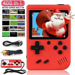 Joueurs de jeux portables Mini console de jeu portable de jeu rétro console de jeu vidéo LCD portable 8 bits 3,0 pouces avec jeu 400-en-1 intégré Q240326