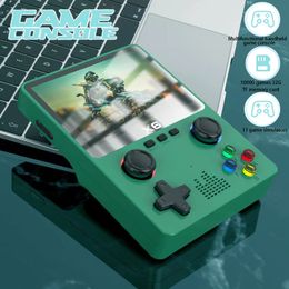 Joueurs de jeux portables Console portable rétro 3 5 pouces IPS HD 64G Plus de 15 000 jeux Joystick 3D Cadeau pour enfants Classic Arcade 11 Emulator 230731