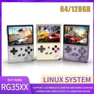 Draagbare Game Spelers RG35XX Retro Handheld Game Console Linux Systeem 3.5 Inch IPS Scherm Cortex-A9 Draagbare Pocket Video Player 8000 Games Boy Gift 230228