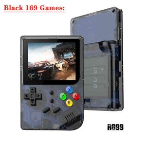 Joueurs de jeux portables RG99 Console de jeu rétro Écran IPS de 2,8 pouces Intégré 169 jeux 2000/5000 Jeux Système Linux Portable Lecteur de jeu portable Cadeau T220916